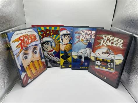 Lot Of 5 Speed Racer Dvd Sets Vol 3 4 And 5 Limited Collectors Edition