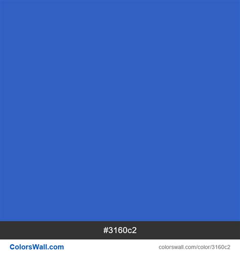 3160c2 Hex Color Cerulean Blue Colorswall