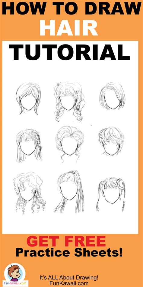 Check spelling or type a new query. How to Draw Hair Anime Women- Free Printable Practice ...