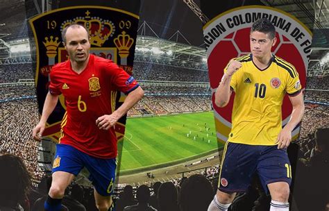 España vs. Colombia: Alineaciones oficiales