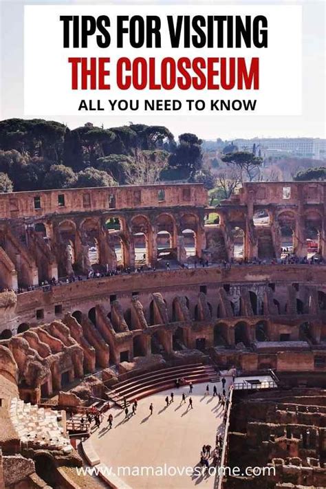 Practica Tips For Visiting The Colosseum In Rome How To Book Tickets