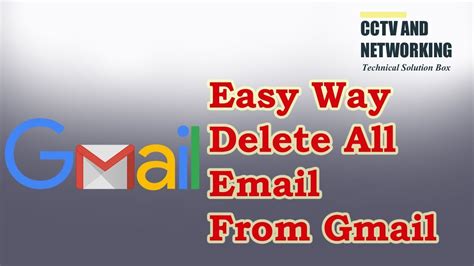 How To Delete All Email From Gmail Inbox Messages At Once Youtube