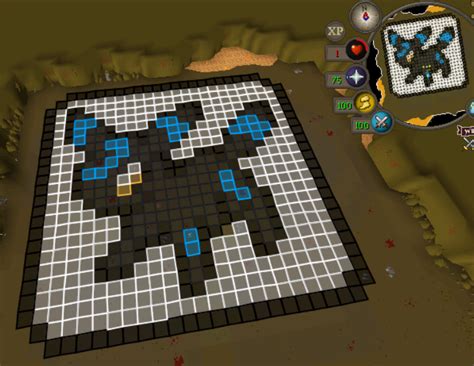Just A Shiny Umbreon I Drew With Tile Markers R2007scape