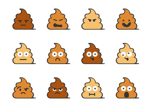 Poop Emoticon By Hiddemaru On Dribbble