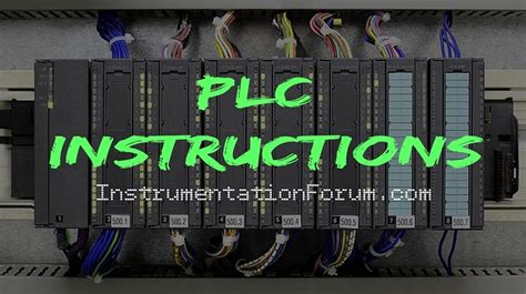 Out of all these instructions, we will first see the plc comparison instructions. PLC Instructions - Programmable Logic Controllers - PLC ...