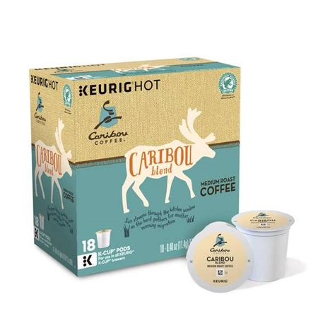 Life is short, stay awake for it. Caribou Coffee Signature Caribou Blend Coffee K - Cups ...