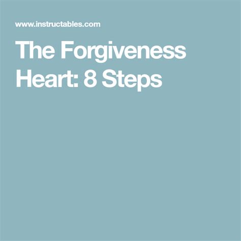 The Forgiveness Heart Forgiveness Heart