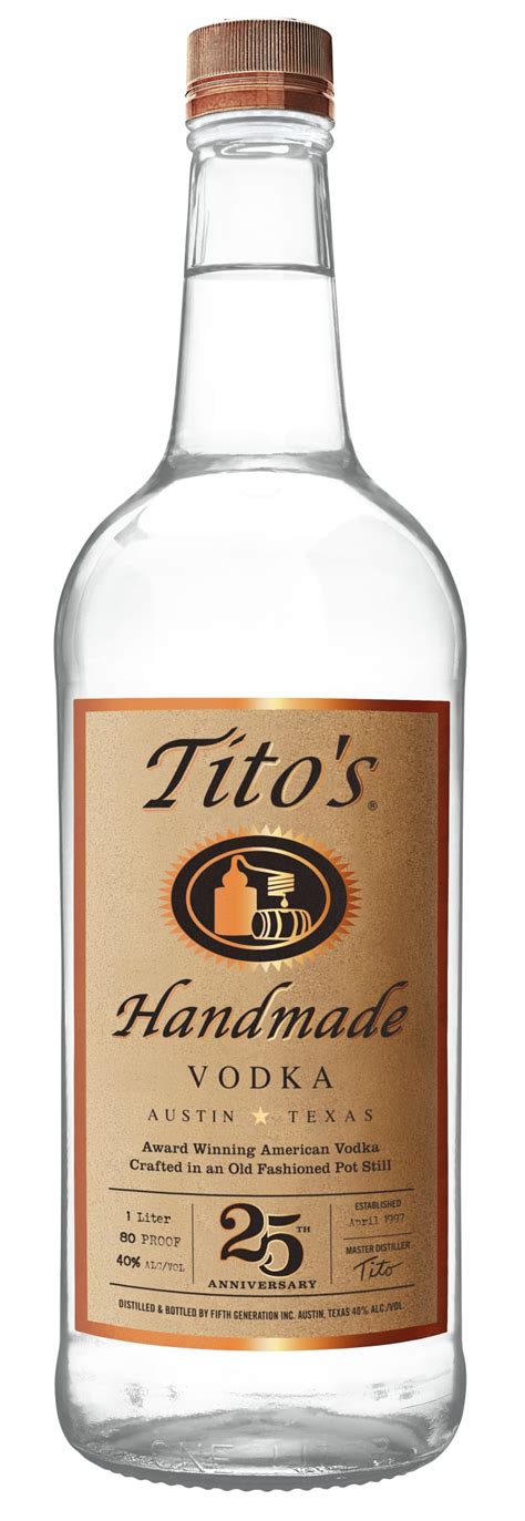 tito s handmade vodka 25th anniversary 1 liter