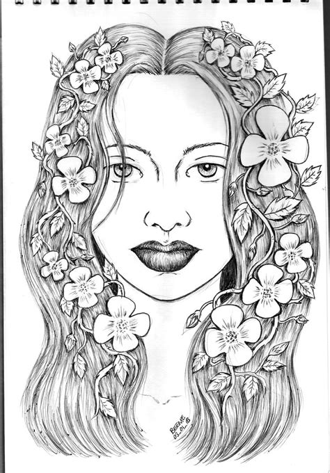 90 Face Coloring Pages For Adults Evelynin Geneva