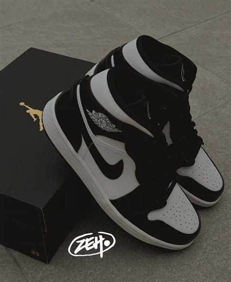 Nike Aj1 Mid Carbon Fibre Mens Fashion Footwear Sneakers On Carousell
