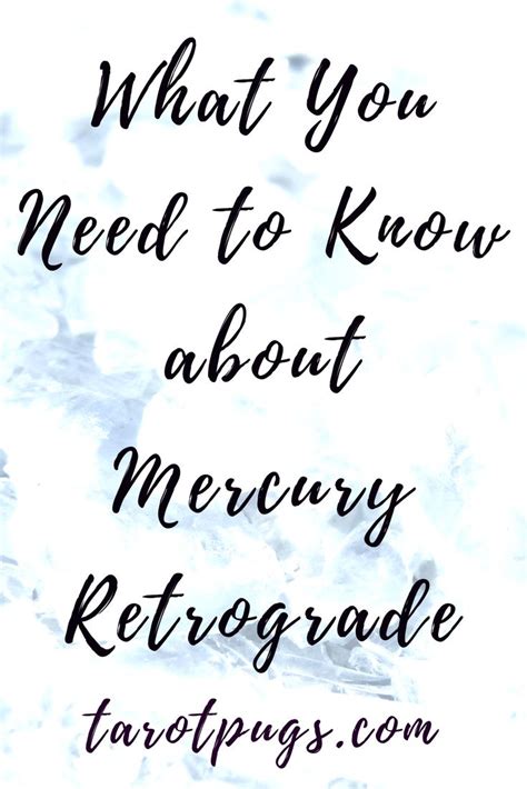 What You Need To Know About Mercury Retrograde Mercury Retrograde Retrograde Retrograde