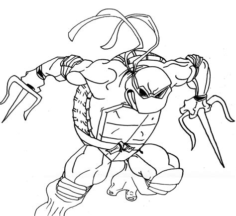Dibujos de Las Tortugas Ninja para colorear. DibujosWiki.com