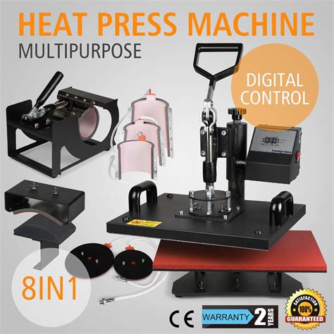 Vevor Advanced Design 8 In 1 Combo Heat Press Machine