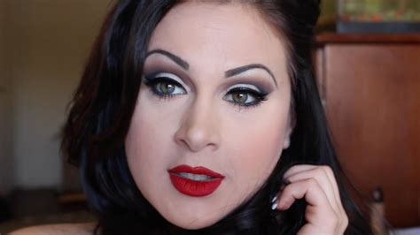 Pin Up Makeup Tutorial Red Lips Ft Jeffree Star And Morphe 35o Palette