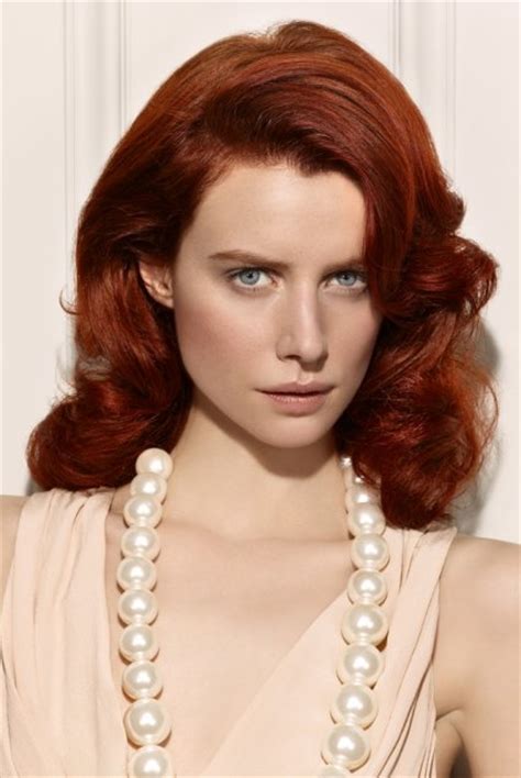 Red hair can flatter anyone with long, short or medium hair. Shoulder Length Layered Hairstyles|