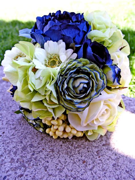 Team Wedding Blog Royal Blue Blooms Bouquet Inspiration