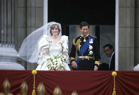 Image of the new prince and his princess waving to the crowds from the palace balcony. Charles and Diana's unseen wedding photos sell for over ...