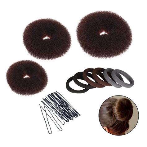 Hair Bun Maker Brown Magic Bun Maker Donut Bun Shaper Ballet Hair