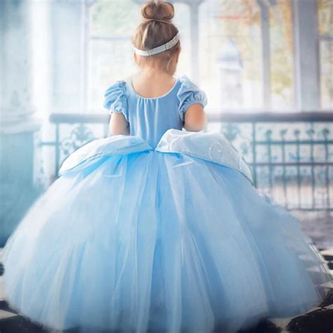 4 7 8 9 10 Years Elsa Dress Children Role Play Costume Princess