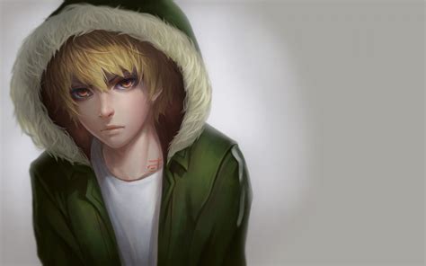 The color has proven to be a popular choice for anime creators who want to create unique and. Anime Guy Green Wallpapers - Wallpaper Cave