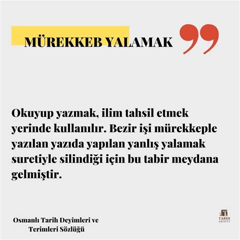 Tarih Arşivi on Twitter Mürekkeb yalamak