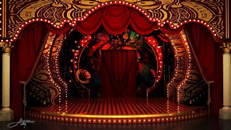 Decor For A Theater Palace Behance