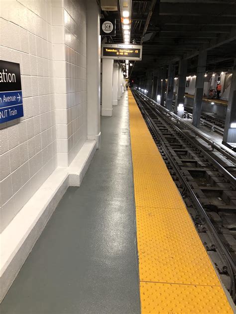 Penn Station Platform Painting Railroadnet