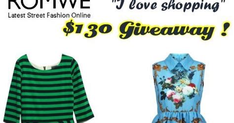 6pm score deals on fashion brands Romwe "I love shopping" Giveaway ! | Fashion and Cookies ...
