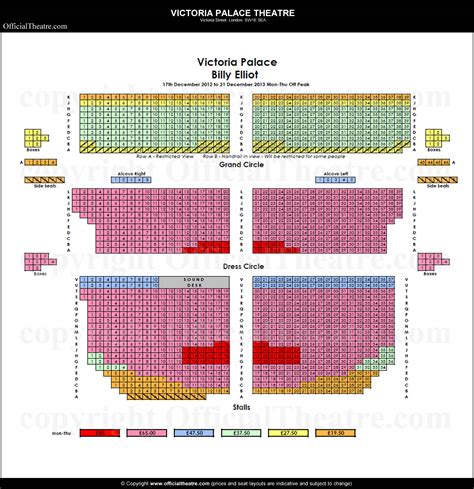 Victoria Palace Theatre Seating Map Hamilton Elcho Table