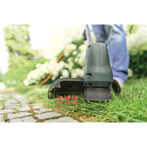 The lightweight easygrasscut 26 is designed for comfort and convenience. Bosch EasyGrassCut 23 23cm Grass Trimmer from Lawson HIS