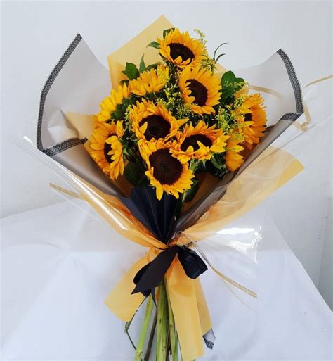 Ramo De Girasoles Flower Boquet Sunflower Bouquets Sunflower Decor