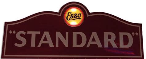 Esso Standard Porcelain Sign