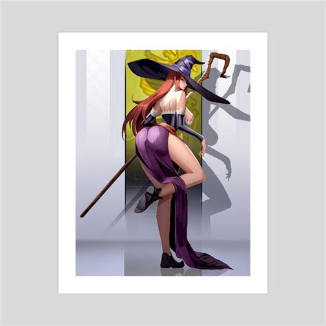 Sorceress Dragon S Crown An Art Print By MikeyPieArt INPRNT