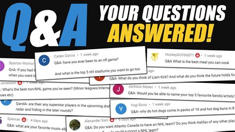 Qanda Your Questions Answered Youtube