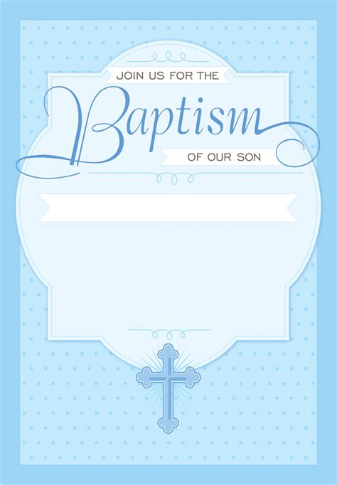 Printable Invitations Free Baptism
