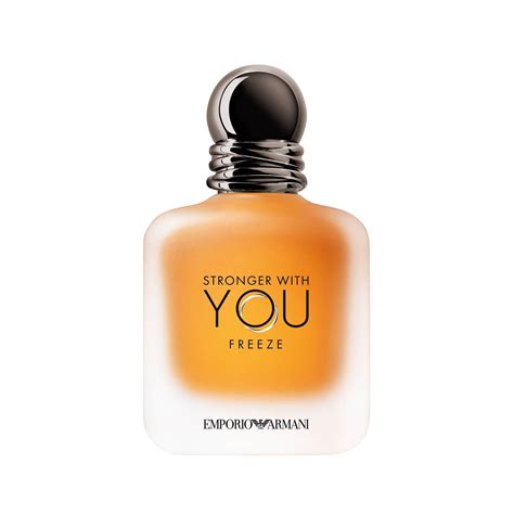 Now, this men's scent is a companion to the women's fragrance, because it's you and it's mainly characterized by aromatic and vanilla accords. Stronger With You Freeze By Emporio Armani | ParfumPlus ...