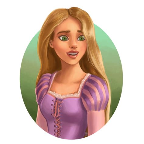 Rapunzel Portrait By Lornakelleherart On Deviantart Frozen And