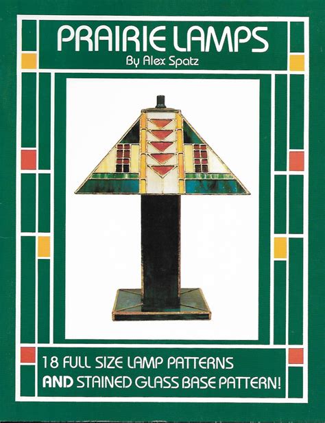 Prairie Lamps Stained Glass Lampshade Patterns Awesome Lamp Etsy