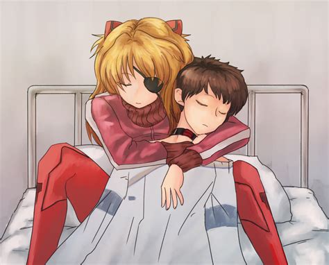 Asuka And Shinji Evangelion