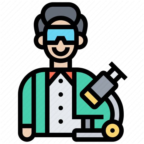 Experiment Laboratory Researcher Scientist Technician Icon