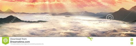 Misty Sea Carpathians Stock Image Image Of Background 78696055