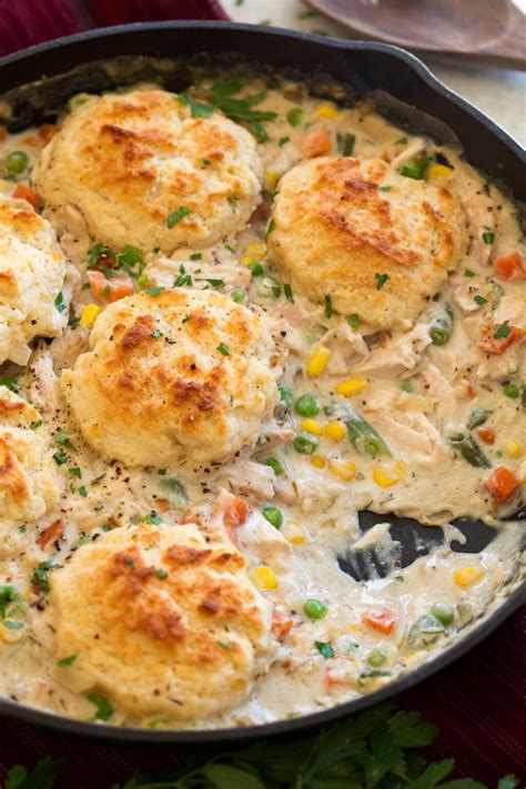 Chicken Pot Pie With Biscuits Cooking Classy