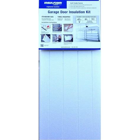 This article will walk you through the steps required to fix damaged using the utility knife and the straight edge, cut out the damaged section of garage door insulation in a square or rectangular shape, to aid in replacement. Unbranded Insulfoam Garage Door Insulation Kit-320737 ...