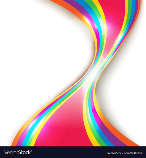 Abstract Design With Multicolored Lines Royalty Free Vector