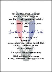 Eagle scout re mendation letter template inspirational. NEW Simple Eagle Scout Invitation | Eagle scout ceremony ...