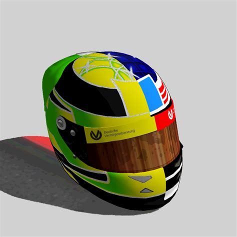 Mik Schumacher helmet -Spa 27-08-2017 | RaceDepartment