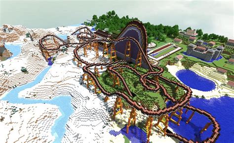 7 Best Roller Coaster Maps For Minecraft 119 Update
