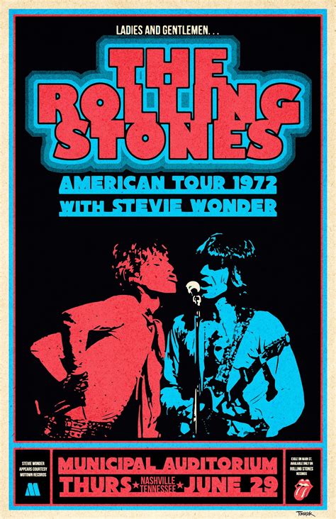 Rolling Stones Concert Poster 11 X 17 — The Artworks Of Dean Tomasek