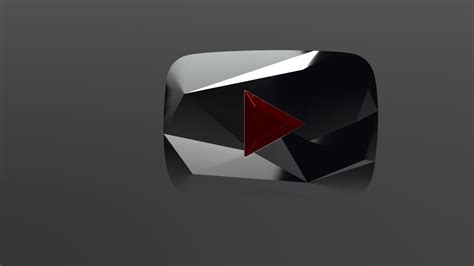 Youtube 100 Million Red Diamond Play Button 3d Model By Jason Kovac