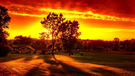 Fondo De Pantalla Paisajes Amanecer En El Campo Denis Francisco